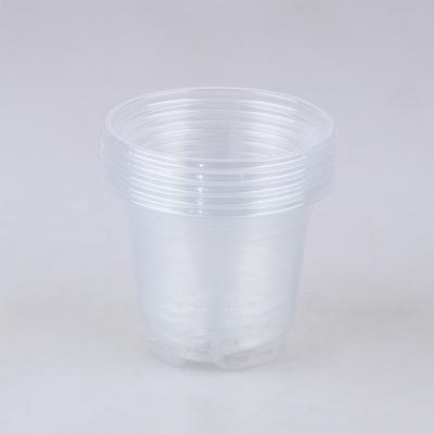5Pcs Plant Nursery Pot Transparent Plastic Pet Seed Stater Cups With Cover