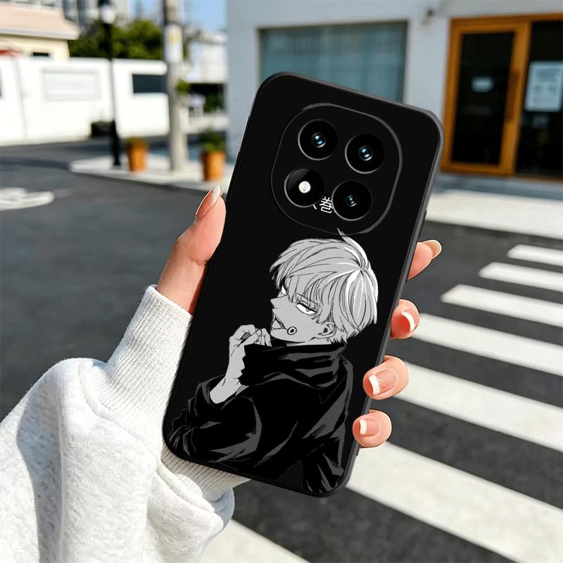 Anime Inumaki Toge JUJUSU Soft Phone Case for Xiaomi Redmi Note 12 13 14 15 Pro Plus 11 12S 11S 11T 10 4G Black Cover Back Shell