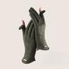 Warm Gloves for Women In Autumn and Winter Suede Warm Outdoor Electric Bike Ride Cute Student Gloves for Touch Screen