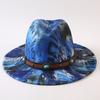 New European and American style letter printing fashion top hat men's and women's fashion jazz hat sunscreen sun hat