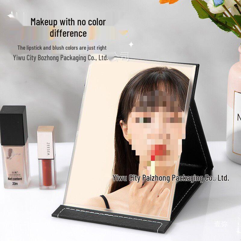 Portable Folding Makeup Mirror for Dorm, Office, or Vanity