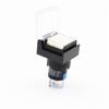 5 bucăți LA16 comutator cu buton pentru lumină 16 mm cu lumină cu orificiu de montare de 16 mm capac de protecție capac de praf cu blocare automată auto-resetare