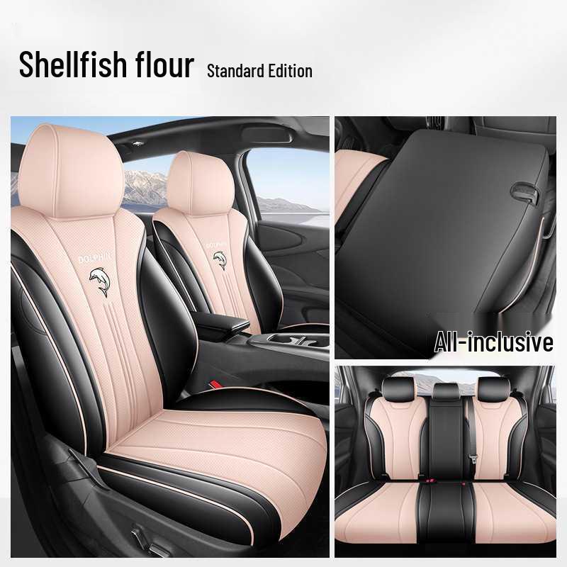 Leather, breathable seat covers for BYD Dolphin intelligent driving model, all-season, 25 options, full coverage. Intelligent Driving Edition - Dolphin