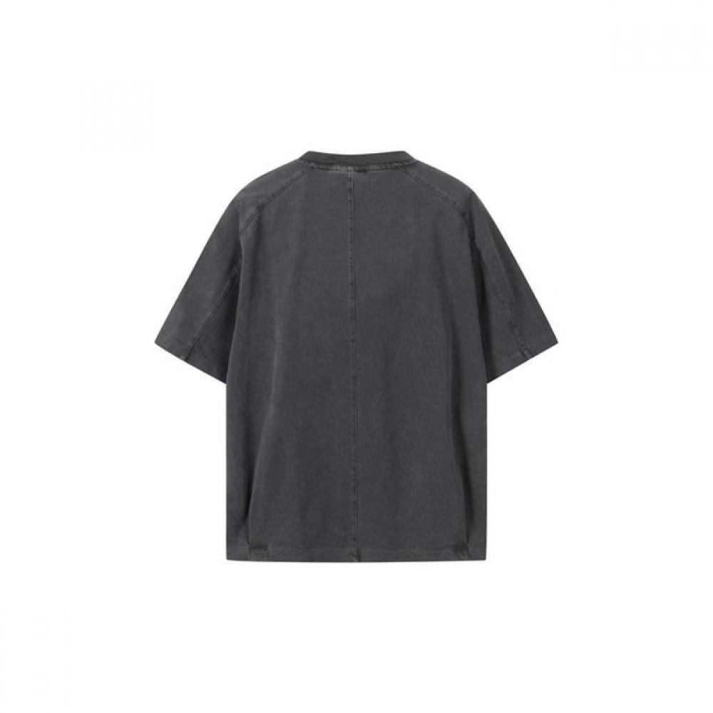 Customellow Gray Half Sleeve T shirT cwTam25622gyx