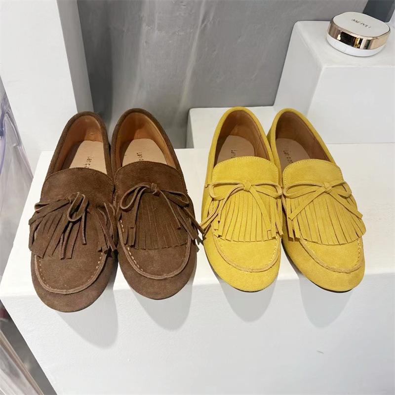 Fashion AIYUQI Women's Loafers Genuine Leather  2025 New Non-slip Shallow-mouth Driving Female Shoes Large-size Moccasins For Women