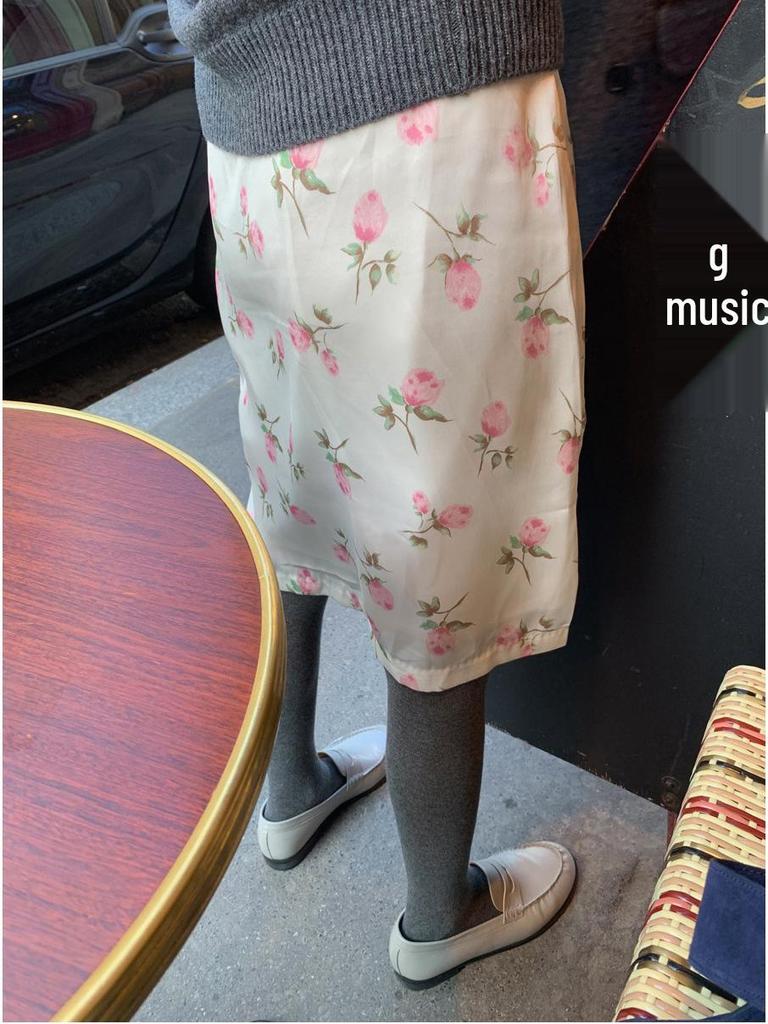 2026 Spring Lace-Up Pleated Polka Dot Skirt with Elastic Waist - Women's Korean Style