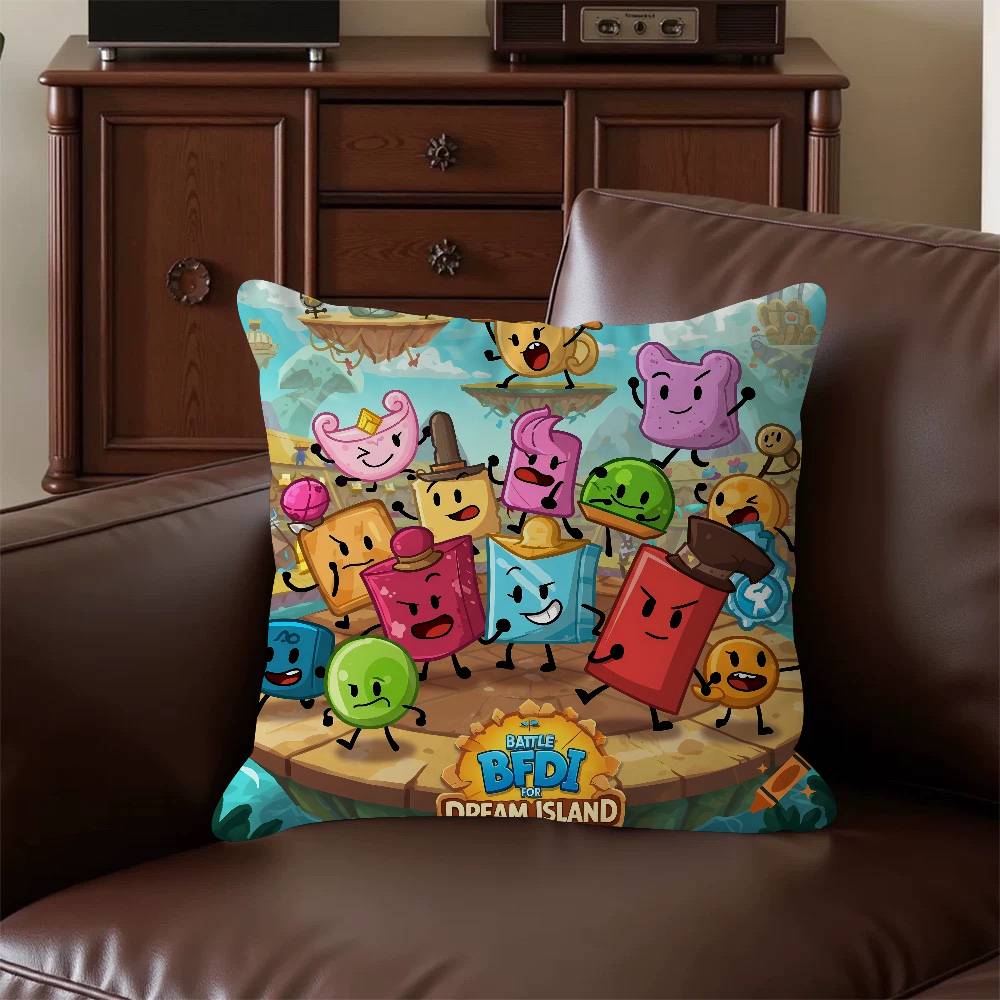 Battle For Dream Island Pillow Gift Home Office Decoration Bedroom Sofa Car Cushion Cover Case 45x45