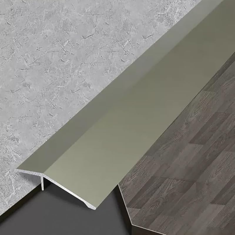MAGILL Aluminum Floor Transition Threshold Strip, Interior Threshold Reducer for Wood To Tile/Carpet To Tile Transitions Edge Bar, Cuttable (Color :