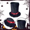 Top Hat Black Magician Butler Dress Up Costume Accessory Novelty Formal