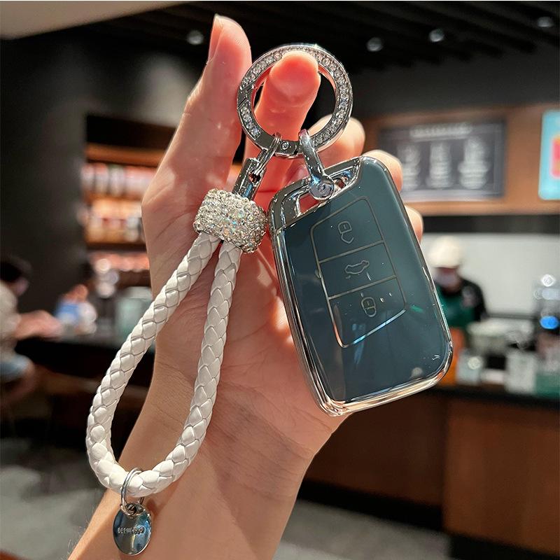 Volkswagen Key Case for Lavida, Sagitar, Tayron X, Golf, Lamando, Passat, Magotan, Tiguan L