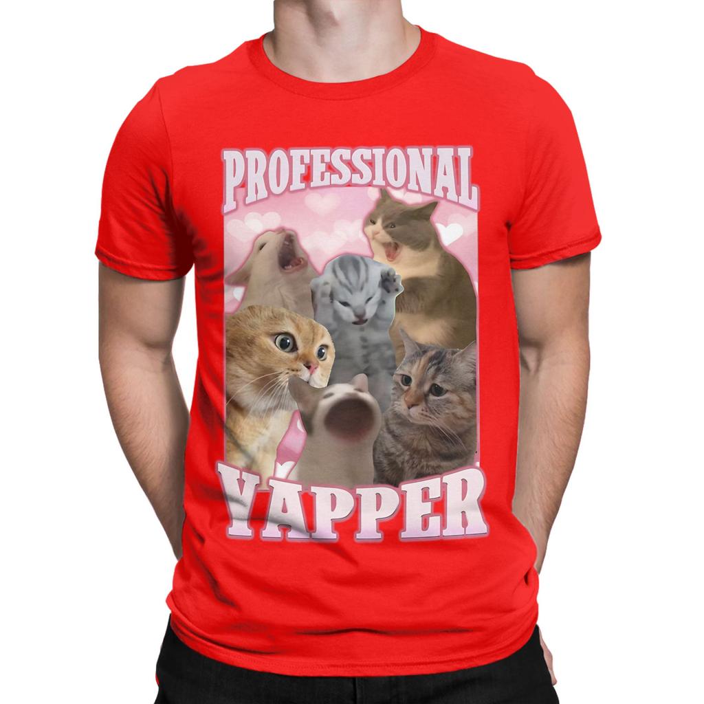 professional yapper funny meme Funny Graphic 100 Cotton TShirt Meme Tops Tees For Unisex
