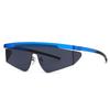 New Luxury Integrated Half Frame Women Sunglasses  Personality Color Frame Design Outdoor Trend Men Sun Glasses Uv400