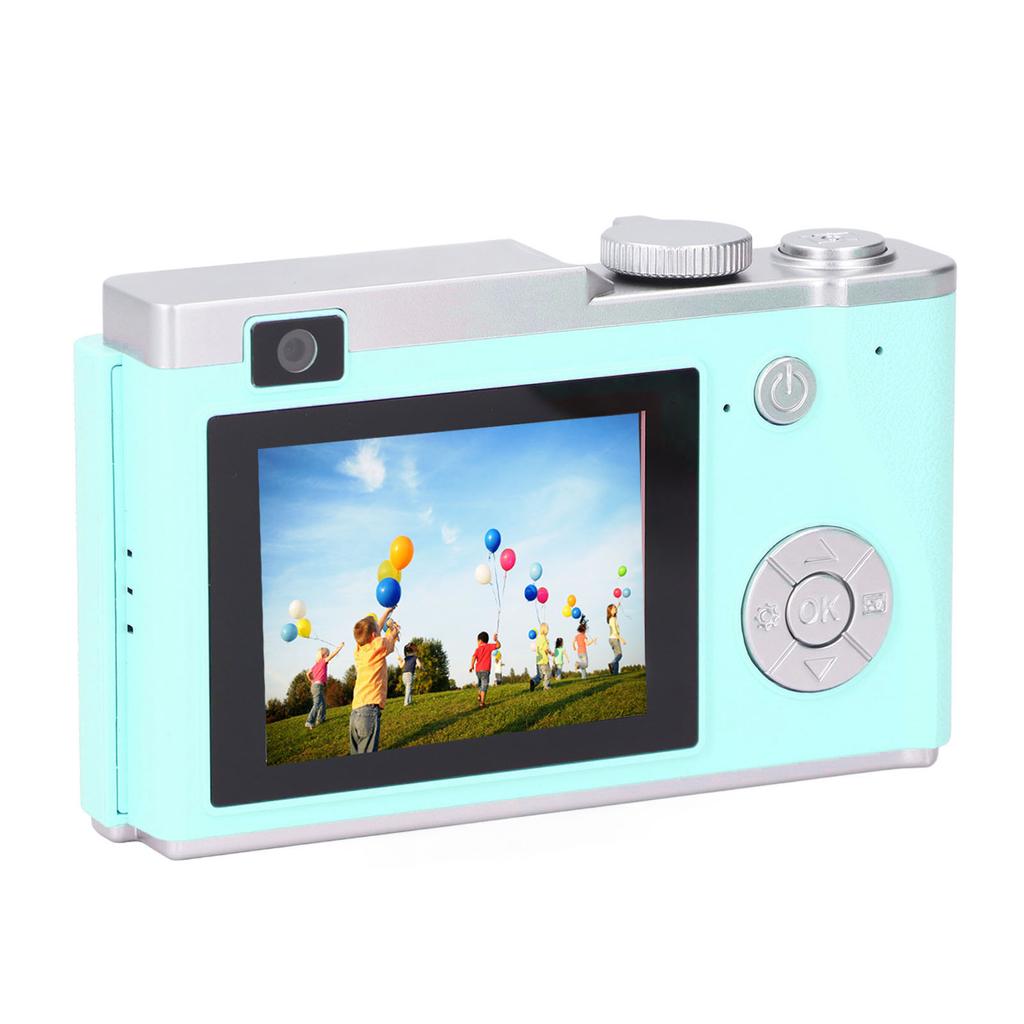 48MP 1080P Digital Camera 16X Digital Zoom 2.4inch HD Display Front and Rear Dual Lens Type C Charging Point and Shoot