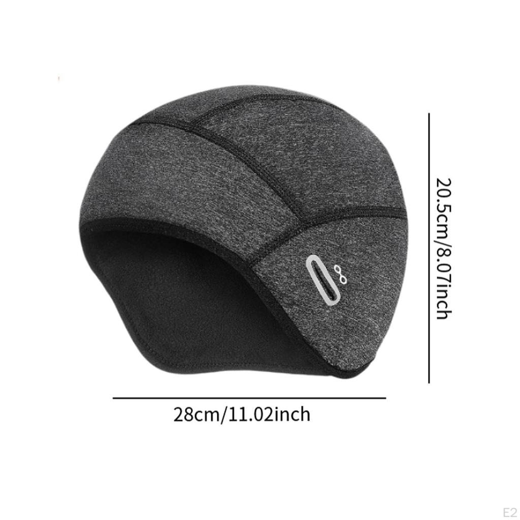 Skull Cap Helmet Liner Beanie Warm Cycling for Running Motorcycle Skiing