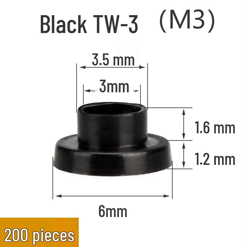 T-shaped Insulating Nylon Washer & Sleeve Assortment for M2-M12 Screws