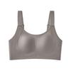 Women's No-Wire Support Bra: Comfortable, Side-Smoothing, Anti-Sagging, Thin Style with Wide Straps