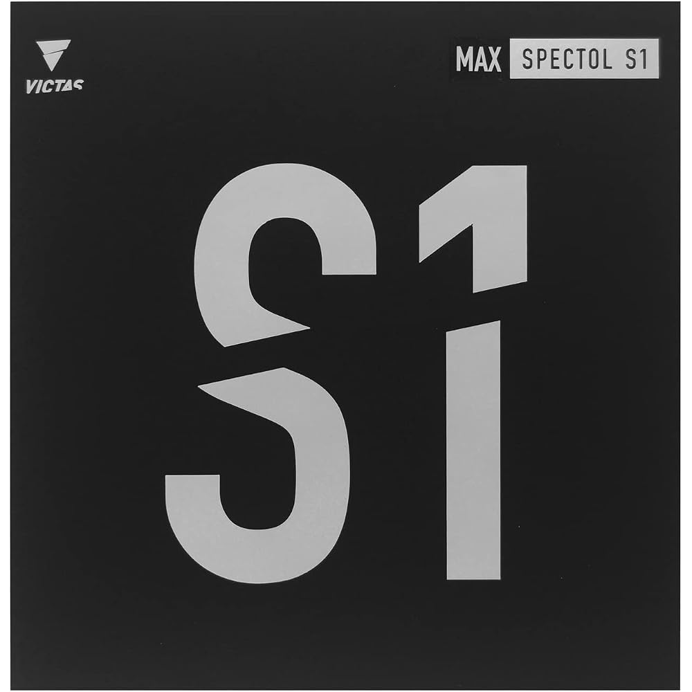 Victas Spectrum S1 Table Tennis Rubber High Elasticity Speed Black MAX 210010