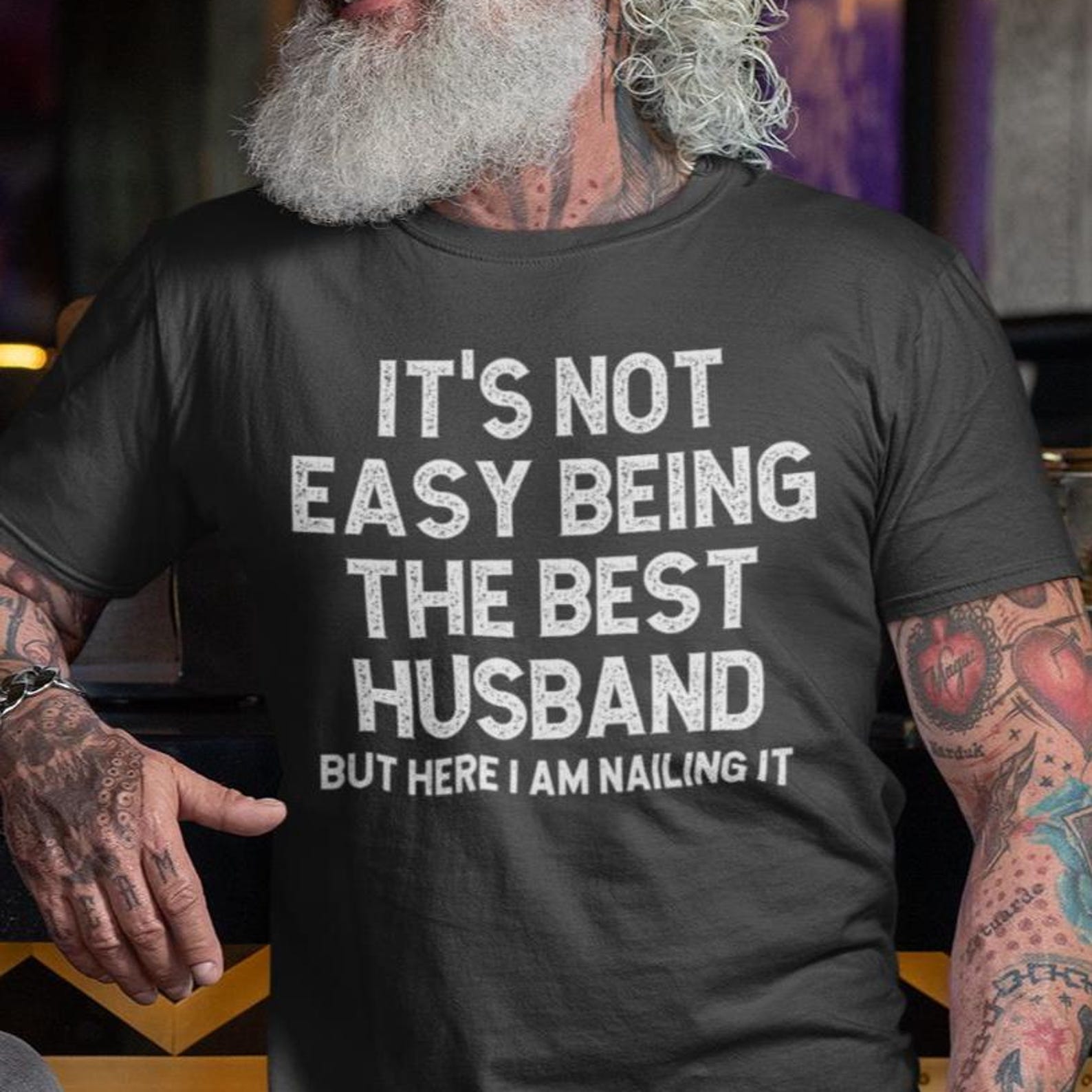 Husband Gift from Wife, New Husband Birthday Gift for Him, Best Husband T-Shirt, Newly Married Shirt for Husband Anniversary Gifts L