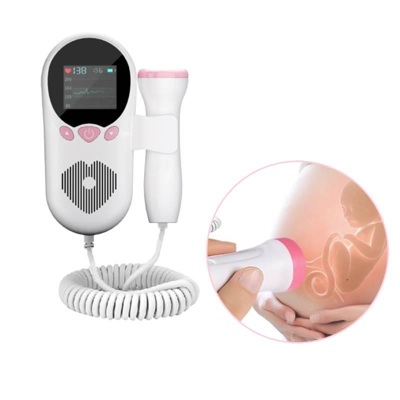 Heart Meter Fetal For Pregnant Women Baby Heart Rate Digitalcurve Probe Monitor