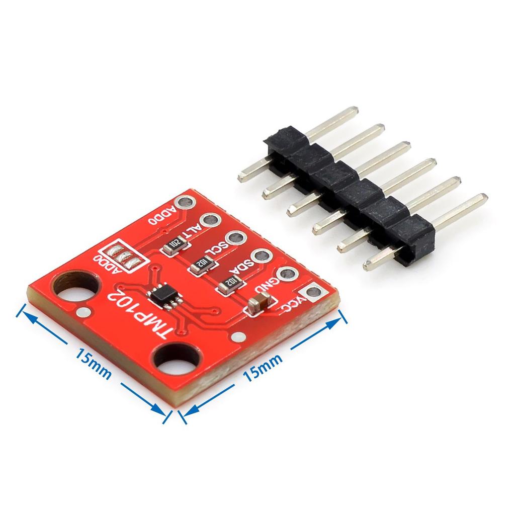 TMP102 digitales Temperatursensormodul Hochpräzise 1,5 cm x 1,5 cm Temperatursensorplatine