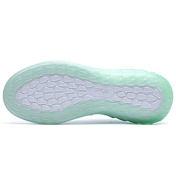 FILA Mixa Van Gogh Fabric TPU Leather Low-Top Sneakers Women sneakers White Green F12W224201FSG