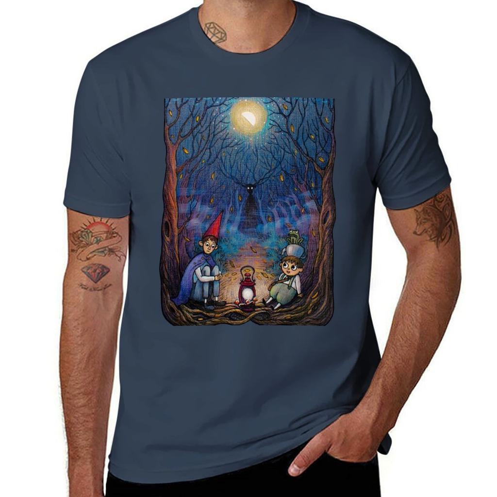 Over The Garden Wall Tshirt Basic Crew Neck Short Sleeve Top