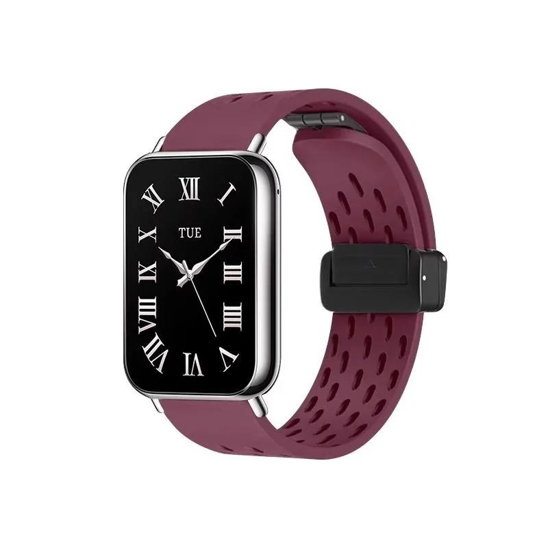 Silicone Strap for Redmi Watch 9 8 Magnetic Buckle Sports Band for Mi Band 9pro 8pro Correa Breathable Bracelet Accessories