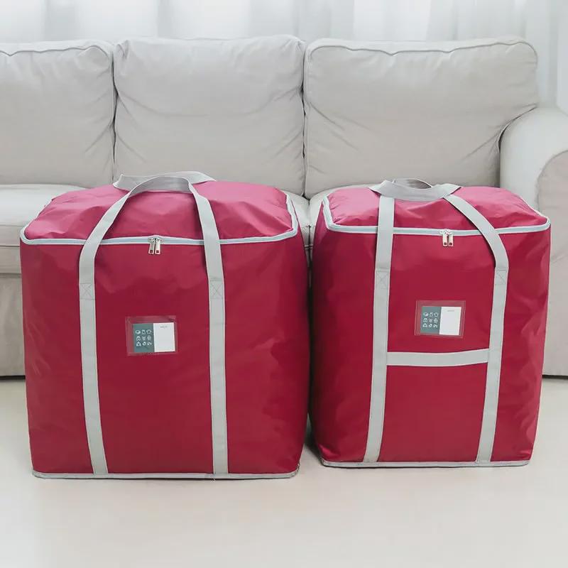 Geantă de depozitare matlasată din pânză Oxford: Rezistent la praf, Rezistent la umiditate și Extra-Gros pentru Haine și Mutare