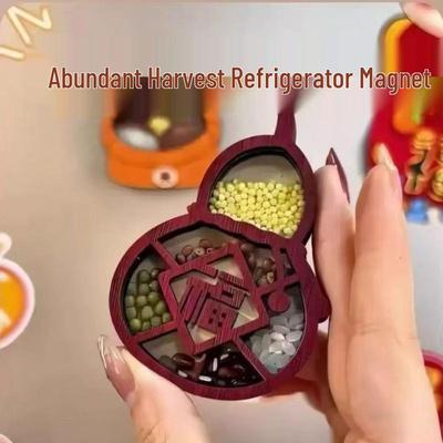Five Grains 3D Magnet: Housewarming Gift - Creative Coarse Grains Design