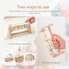 Montessori Rain Stick Toy For Babies Wooden Rainmaker Musical Shakersensory Educational Instrument For Toddlers 6-12 Months