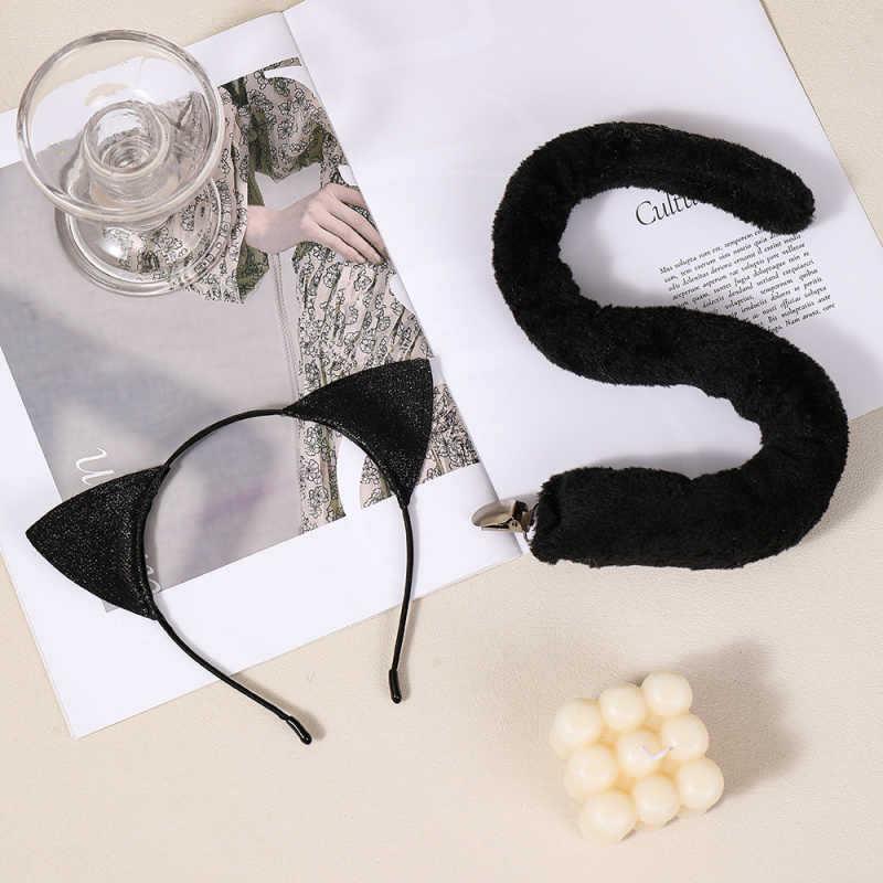 Women's Animal Ears Headband - Cat & Fox Design Hair Accessory for Halloween & Christmas