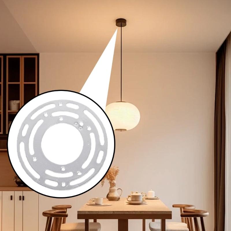 Hollows Octagonal Mounting Plate For Table Lamp And Wall Light For Superior Load Bearing And Extended Use In Homes