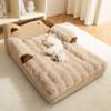 Warm Sleeping Dog Bed Sofa Removable Washable Dog Beds Luxury Large Small Medium Puppy Bed Sofas Aesthetic Teddy Pet Supplies