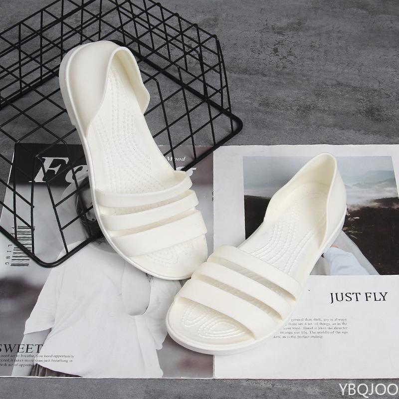 2026 Für Damen Sommer Ballerinas Bonbonfarbe Lässig Strand Outdoor Damen Jelly Sandalen Mode Offene Slides Schuhe