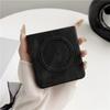 Luxury Magnetic Leather Case For Magsafe For Samsung Galaxy Z Flip 7 Flip7 Plain Protection Shockproof Wireless Charging Cover