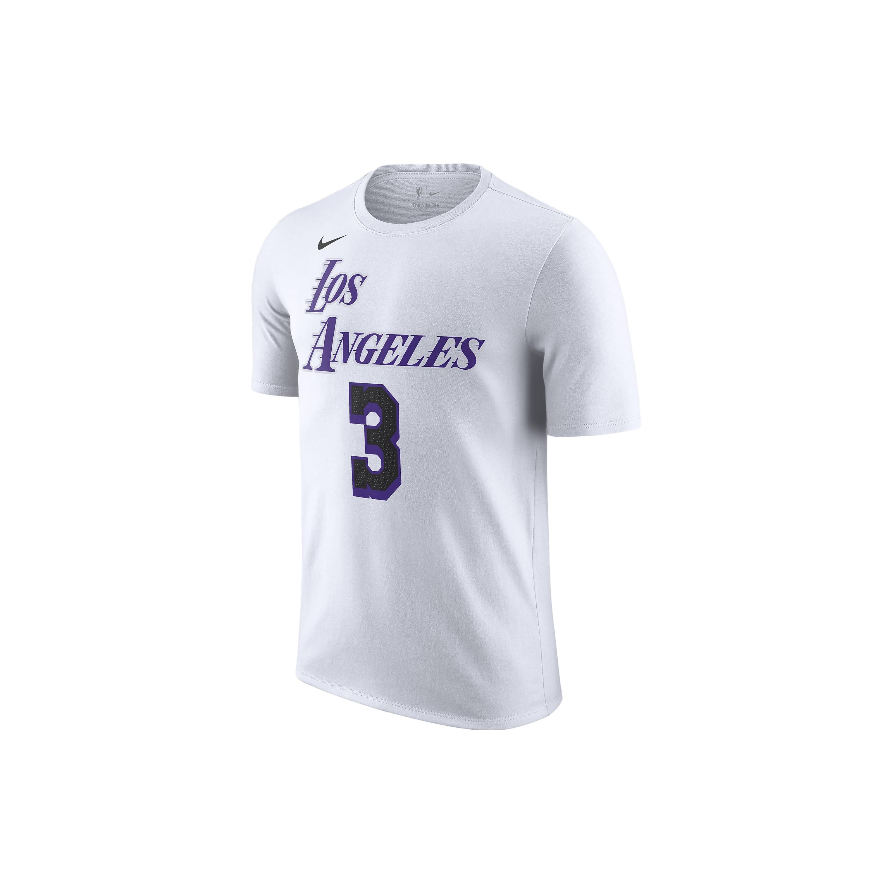 

Nike Solid Color Letter And Number Print T-Shirt Men Tops White DV5993-107 L