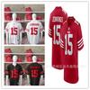 San Francisco 49ers NFL Football Jersey 15 Jennings Mens Cotton Sports Fan Apparel Basketball Team