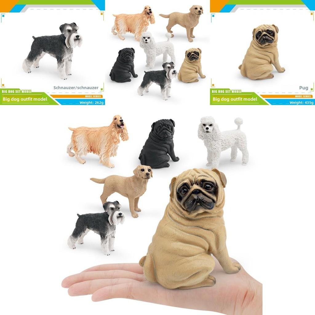 Modello di Cane Realistico In PVC Statuetta da Collezione per Animali Domestici per Arredamento Casa e Idee Regalo