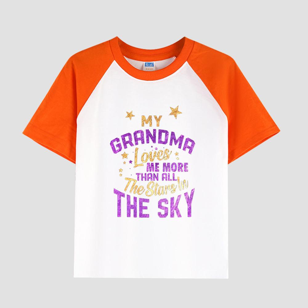 Dziecięcy bawełniany T-shirt z krótkim rękawem z nadrukiem kwiatowym, dziewczęcy top casualowy na lato