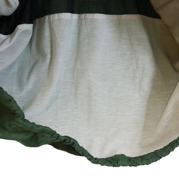 Nike 90s 00s White Tag Old Long Sleeve Half Zip Parker Khaki Logo Men's Used