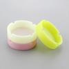 Portable Ashtray Glow In The Dark Luminous Silicone Soft Ashtray for Smoking Cigarette Cigar Round Durable Ashtray