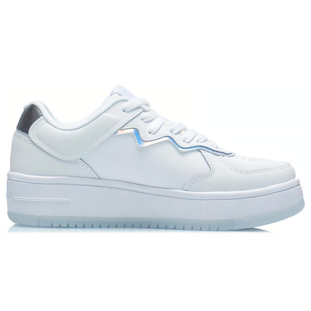 New LiNing Rise The Phoenix Warm Slip Resistant Low Top Skateboard Shoes Women's White AGCR304-1
