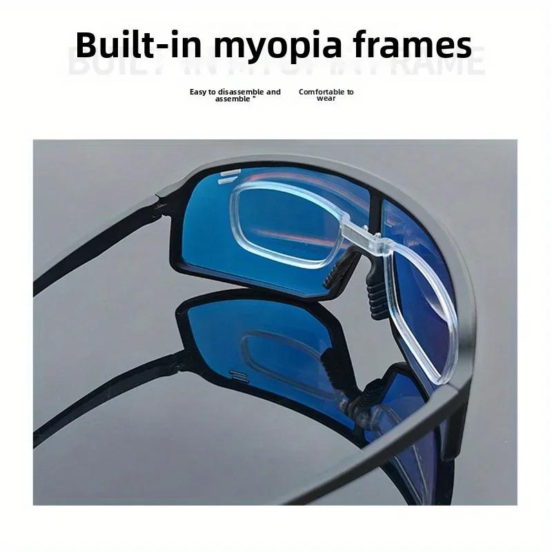 Cycling Sunglasses Photochromic Lens UV400 Protection Unisex Sports Eyewear for Running Biking Day Night Use Polarized