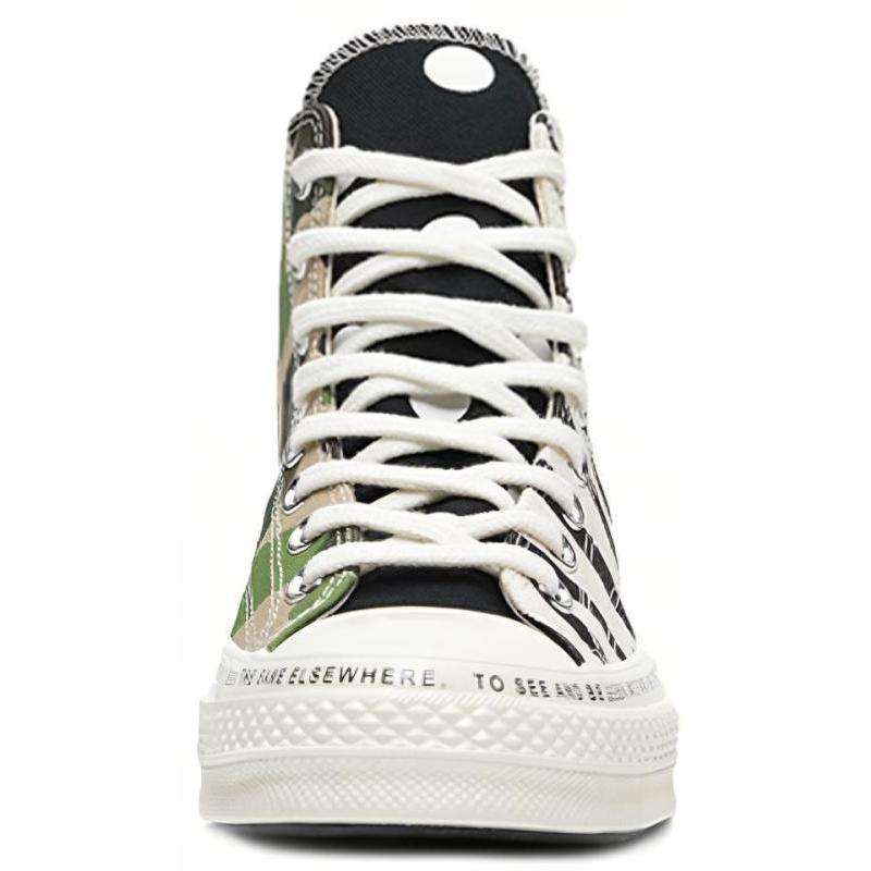 Brain Dead Chuck X Converse Chuck Taylor All Star 70 Chuck Taylor All Star Comfortable Casual High-top Canvas Shoes Unisex Zebra