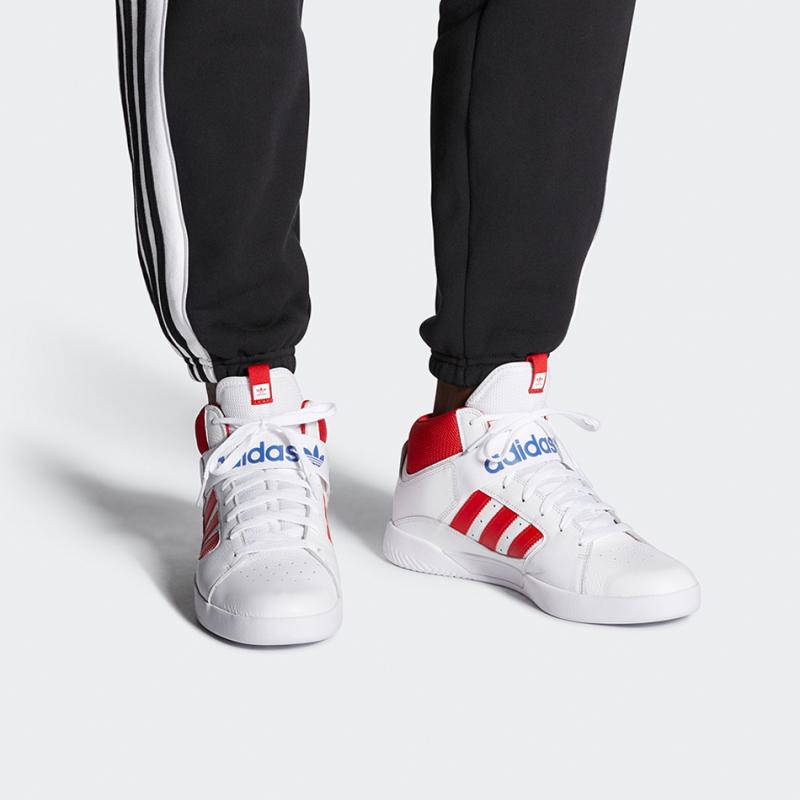 Adidas Originals Vrx Mid 'White Red' Sneakers FV0404