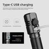 Super Bright Mini Portable Flashlight USB Rechargeable Mini Flashlight 3000lm Powerful Torch Can Be Closed with One Click Ultra Bright Long-range
