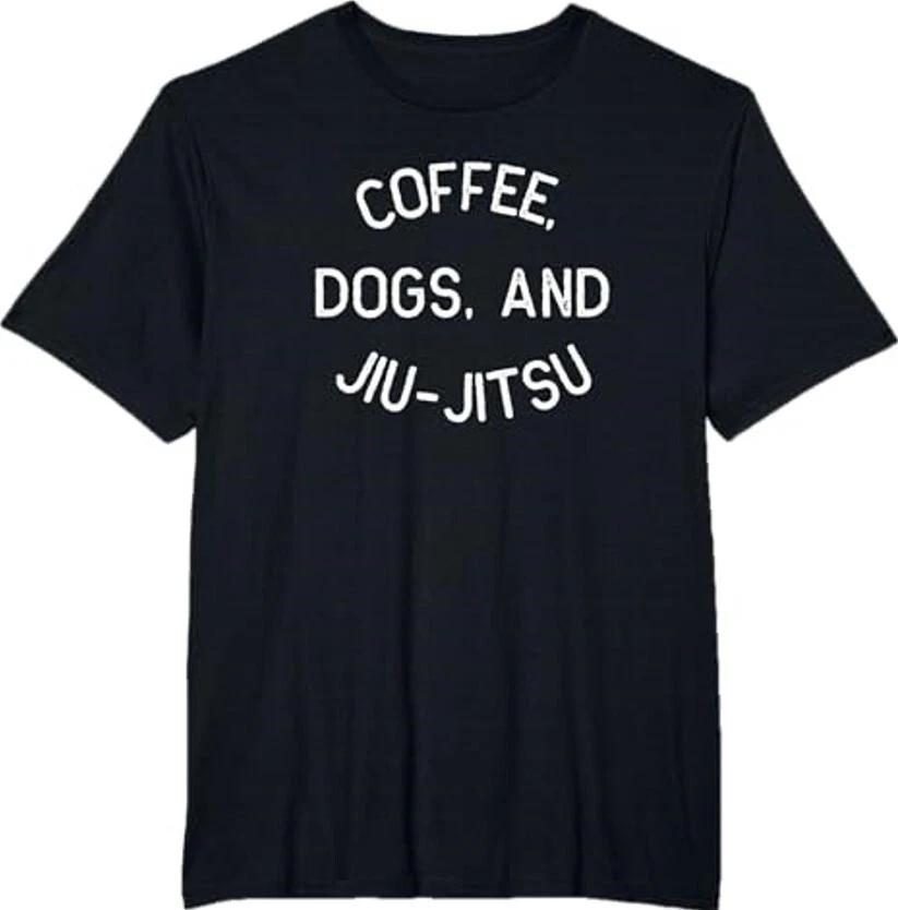Coffee Dogs Jiu Jitsu for BJJ Jujitsu Gift Unisex T-Shirt XL