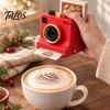 Barista Drink Decoration Kit 3D Printed Christmas Latte Art Camera, Coffee Stencil Printer with Interchangeable Pattern Templates, DIY Maker