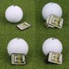 Dollar Bill Golf Ball Markers and Magnetic Hat Clips Golf Putting Alignment Aiming Cap Clips Court Gift for Men Women