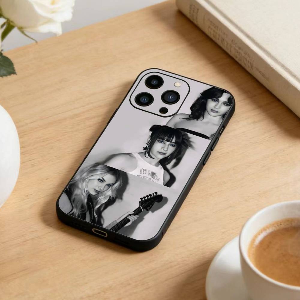 K-The Band W-Warning Phone Case For iPhone 16,15,14,13,12,17,Pro Max,Plus Silicone Black Case